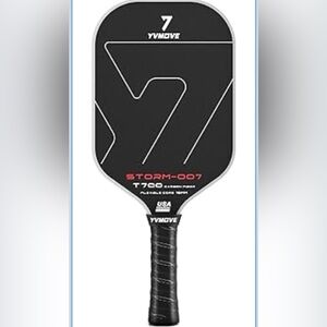 Pickleball Paddle with T700 Raw Carbon Fiber Surface & 16mm STR-Core Power